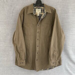 LL BEAN chore jacket brown men’s medium